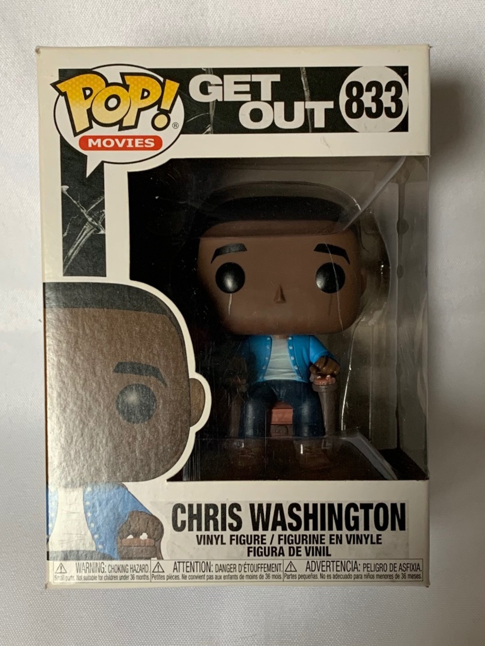 NIB! Chris Washington from the movie Get Out #833 Funko Pop! Never Opened!